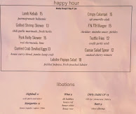 Dirty Habit Menu Photo 4
