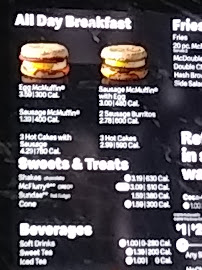 McDonald's Menu Photo 5