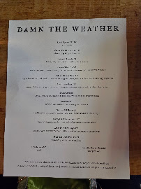 Damn the Weather Menu Photo 4