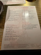 Myers+Chang Menu Photo 3