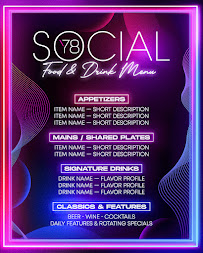 78 Social Detroit Menu Photo 1