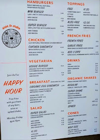 Super Duper Burgers Menu Photo 5
