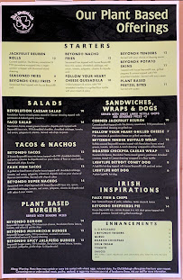 The Old Shillelagh Menu Photo 4
