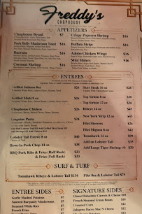 Freddy’s Chophouse Menu Photo 5