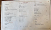 The Apparatus Room Menu Photo 2