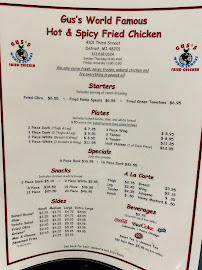 Gus's World Famous Fried Chicken Menu Photo 3