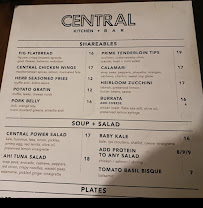 Central Kitchen + Bar Menu Photo 2